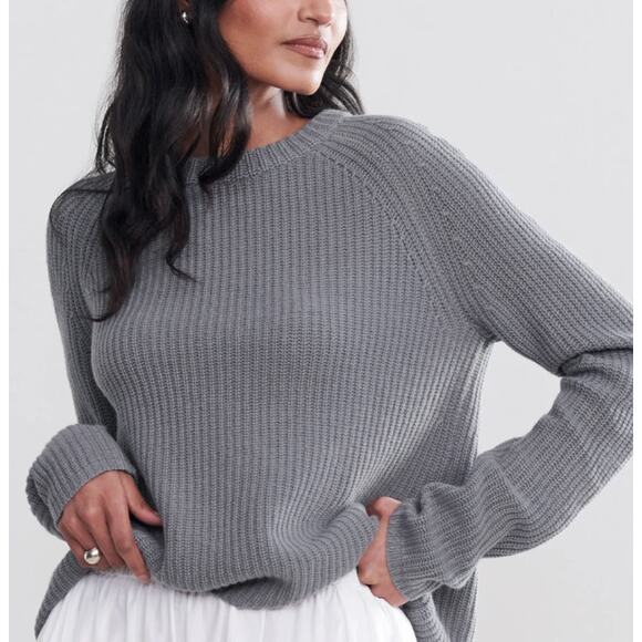 Jenni Kayne Sweaters - Jenni Kayne Cotton 'Fisherman' Sweater Size S